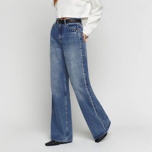 Reformation Cary High Rise Slouchy Wide Leg Jeans - Size 25 - NWT